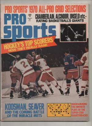 [1 of 1] 1970 Pro Sports "Chamberlain, Alcindor, Unseld etc.- Rating Basketball's Greats" From The Personal Collection of Kareem Abdul Jabbar