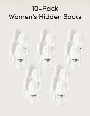 10-Pack Women's Hidden Socks
