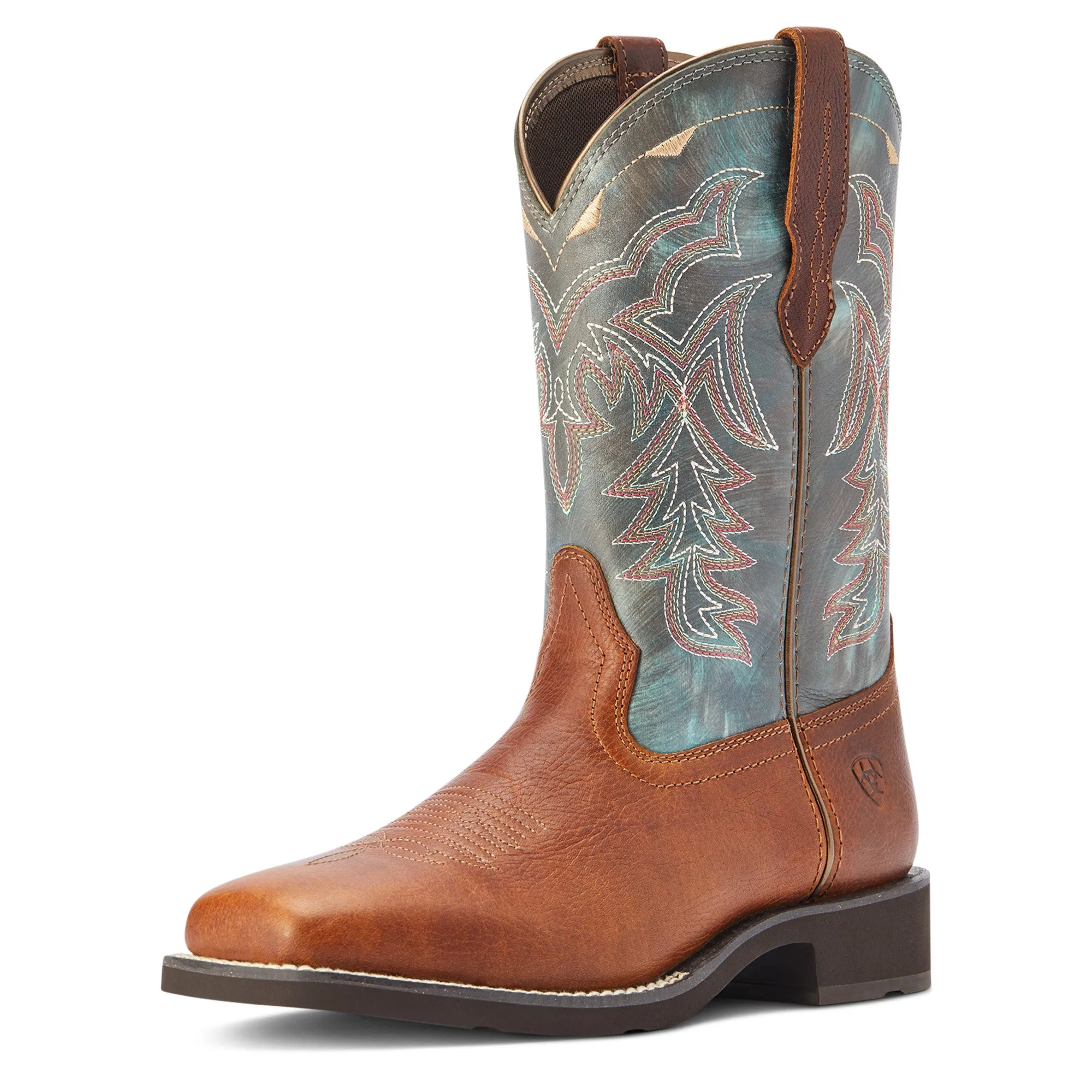 10042420 Ariat Wms Delila Spiced Teal River Boots