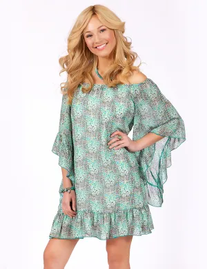 2 Tee Couture | Asymmetrical Dress Green