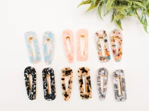 Acrylic Barrette Hair Clips