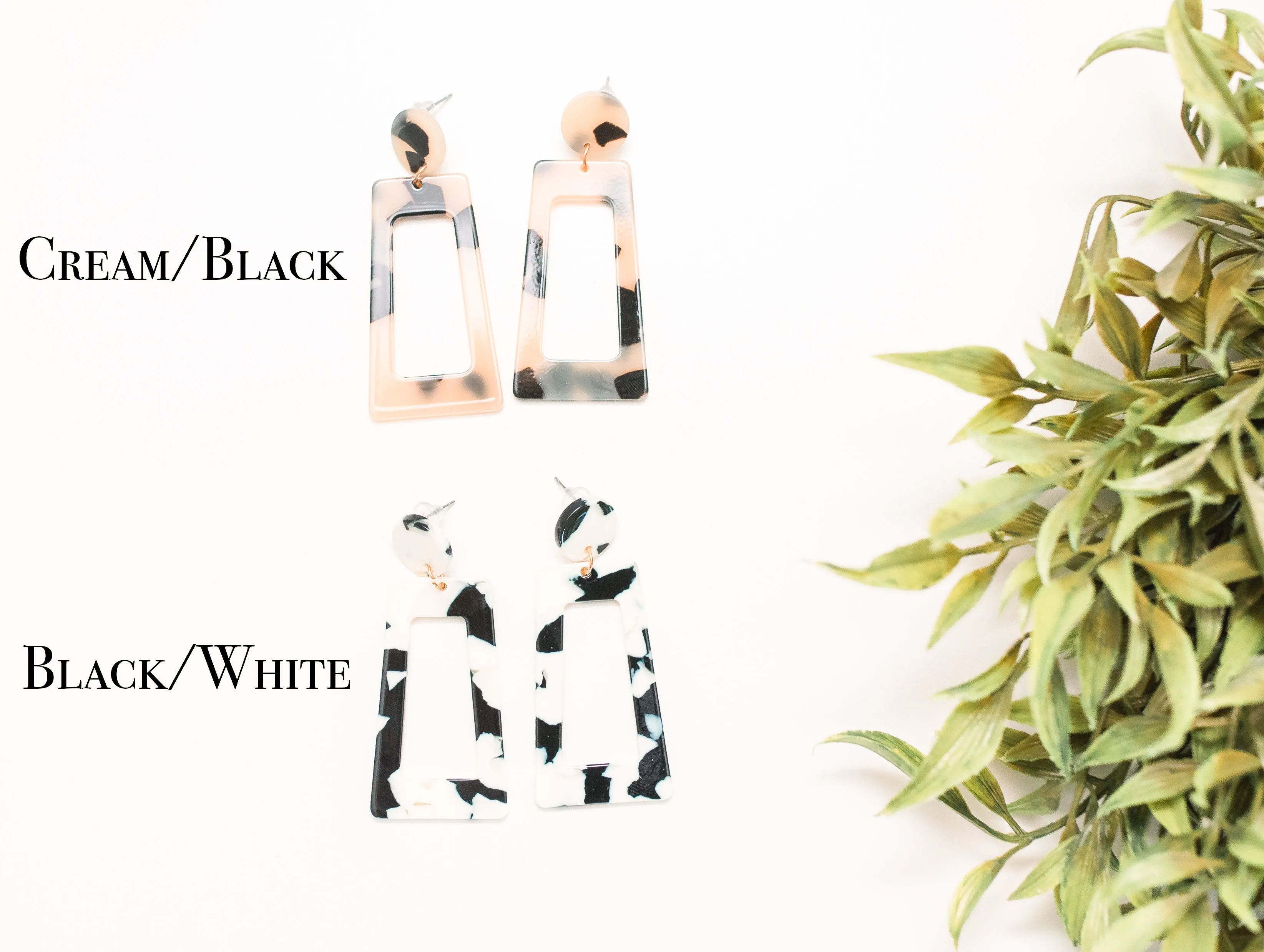 Acrylic Earrings 7 colors!