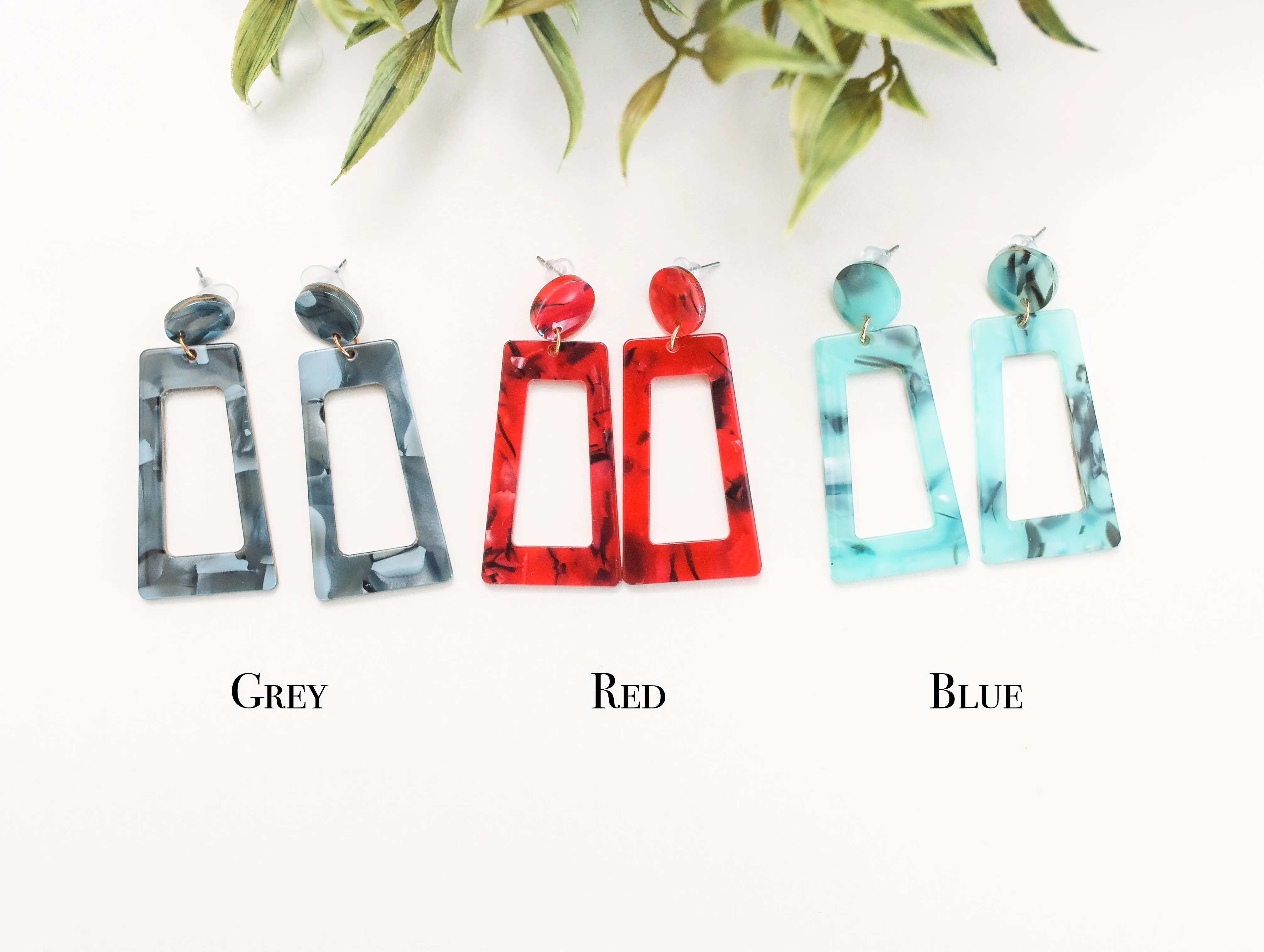 Acrylic Earrings 7 colors!