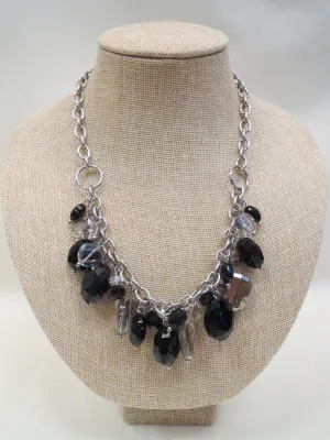 ADO | Black & Silver Chunky Necklace