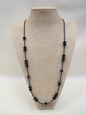 ADO | Black Crystal Necklace