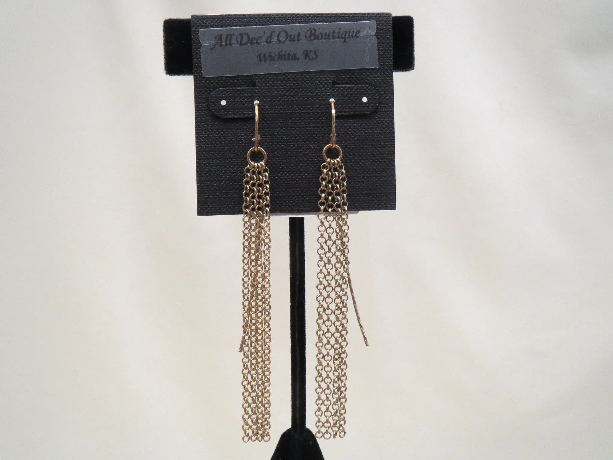 ADO | Fringe Dangle Earrings Gold