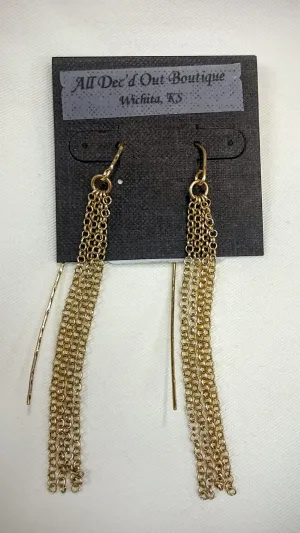ADO | Fringe Dangle Earrings Gold
