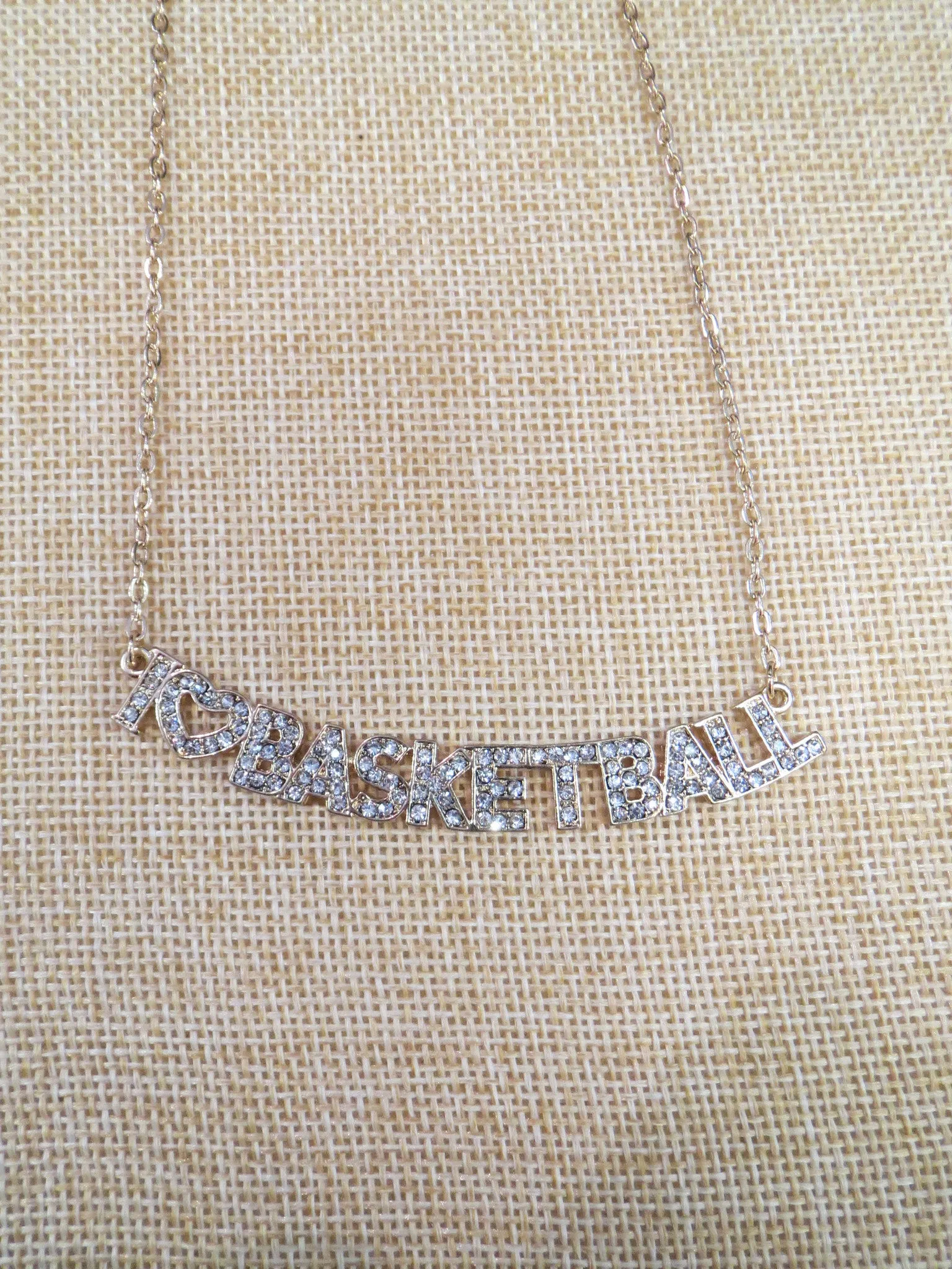 ADO | Hometown Pride Basketball Necklace Gold