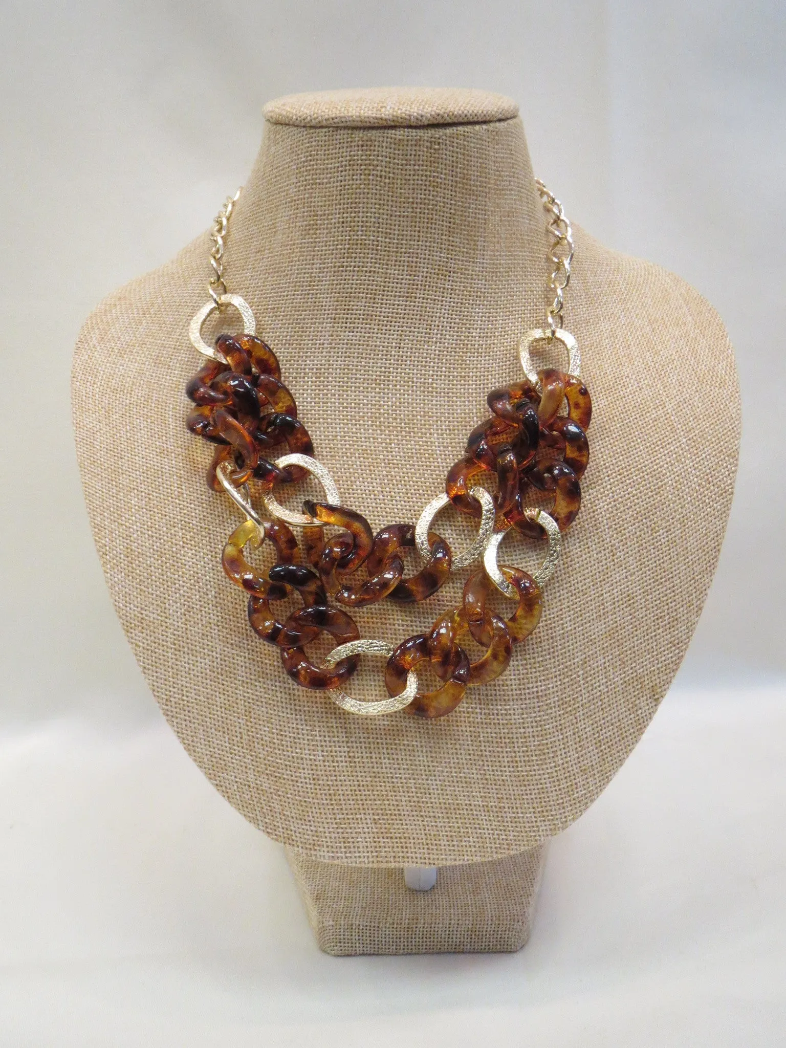 ADO | Leopard & Gold Chain Necklace