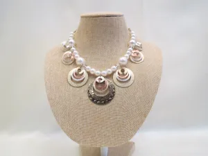 ADO | Pearl & Hoop Necklace