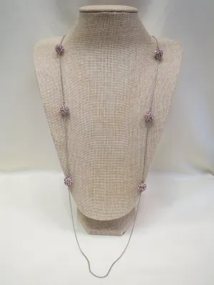 ADO | Pink & Silver Fireball Necklace