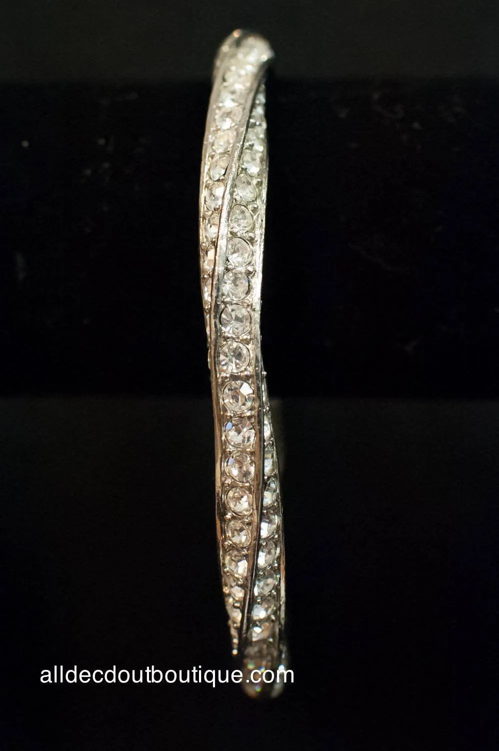 ADO | Rhinestone Bangle Bracelet