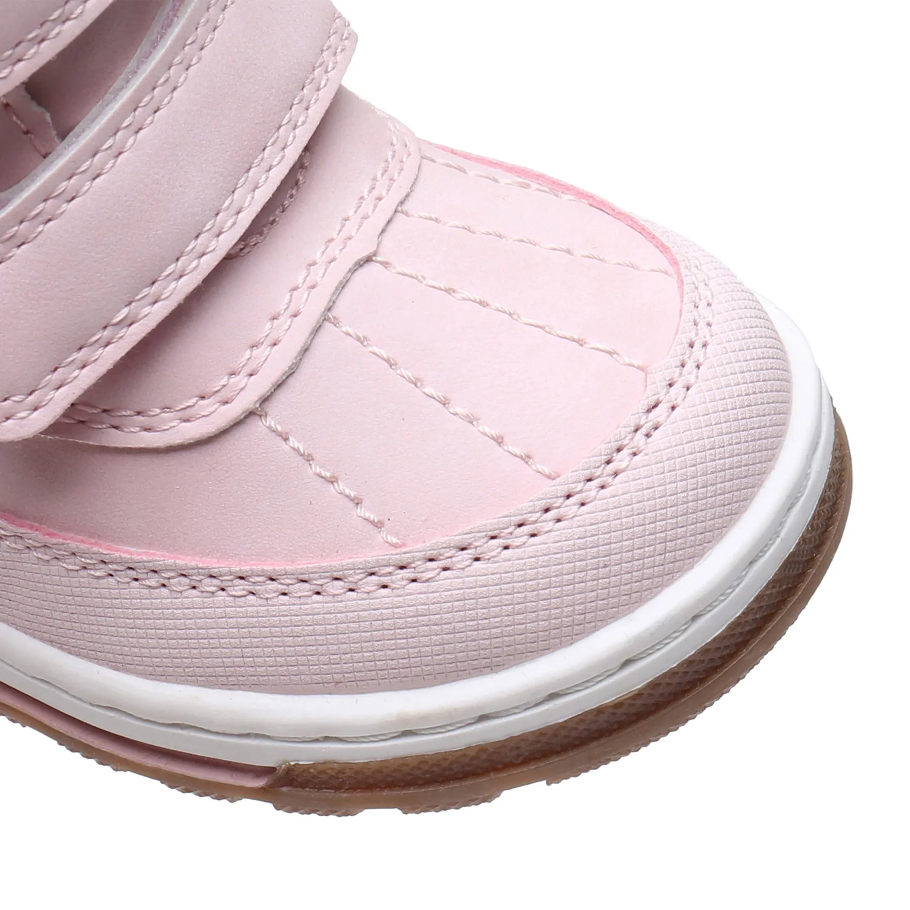 Apakowa Boys Boots Toddler Boys Girls Fall/Winter Boots Outdoor with Hook and Loop (Toddler/Little Kid)-35217-Pink