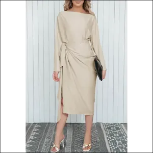 Apricot Satin Elegant Wrap: Dress Like you Own the Place,  😈