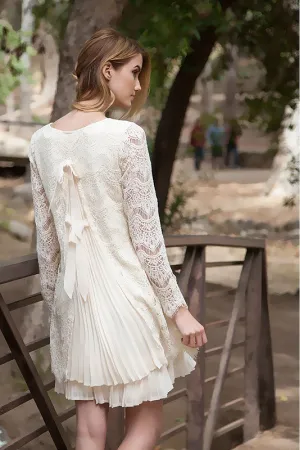 A'reve | Lace Dress Cream