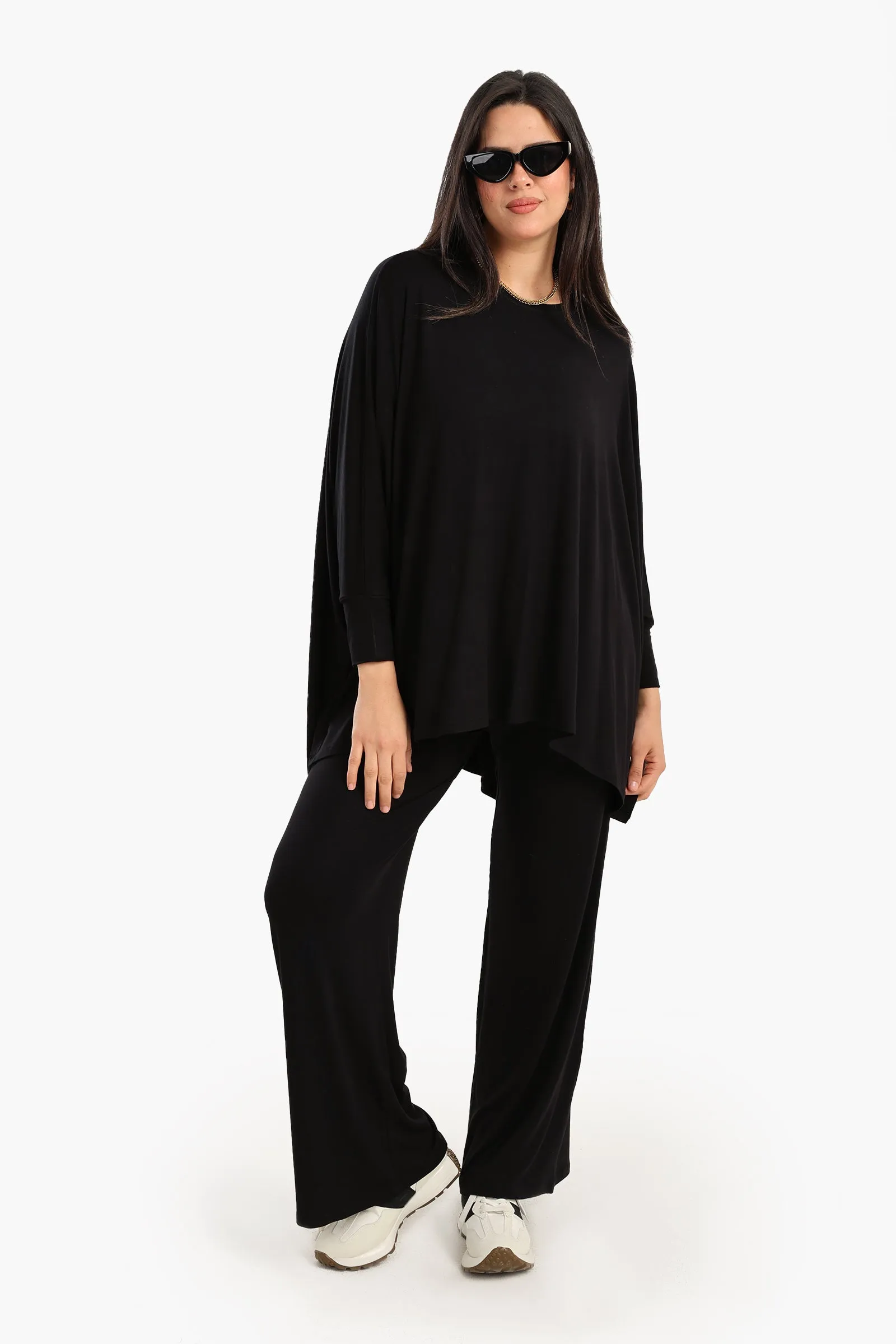Asymmetrical Lounge Poncho