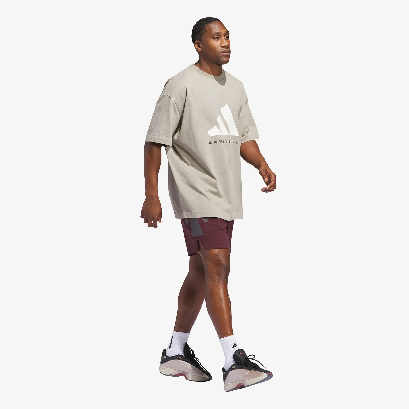 Basketball Logo T-Shirt - Beige