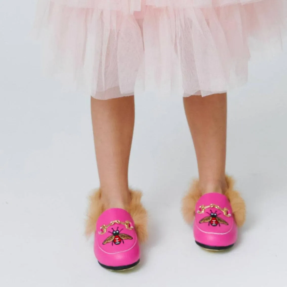 Bee Fur Loafer