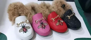 Bee Fur Loafer