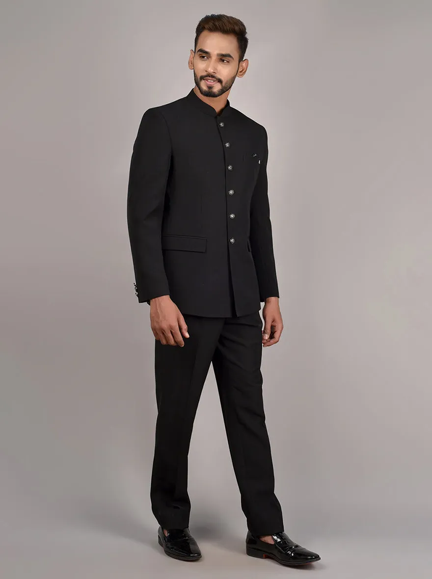 Black Jodhpuri Suit | JadeBlue