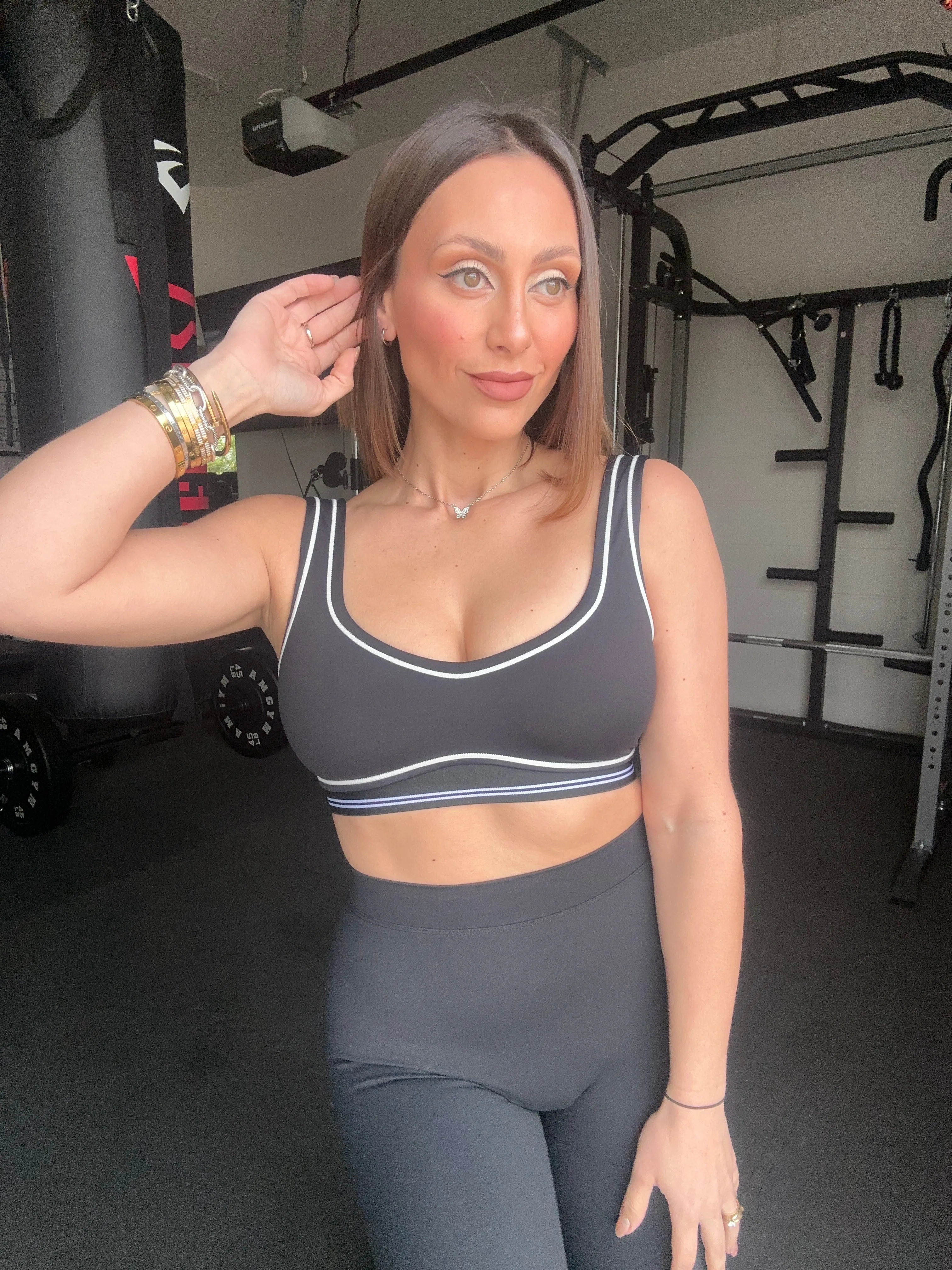 Black Trendy Bra