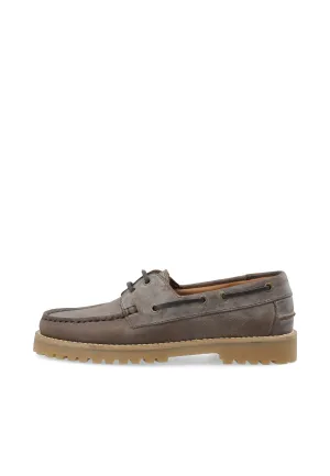 CASLENA BOAT SHOE - Coffee