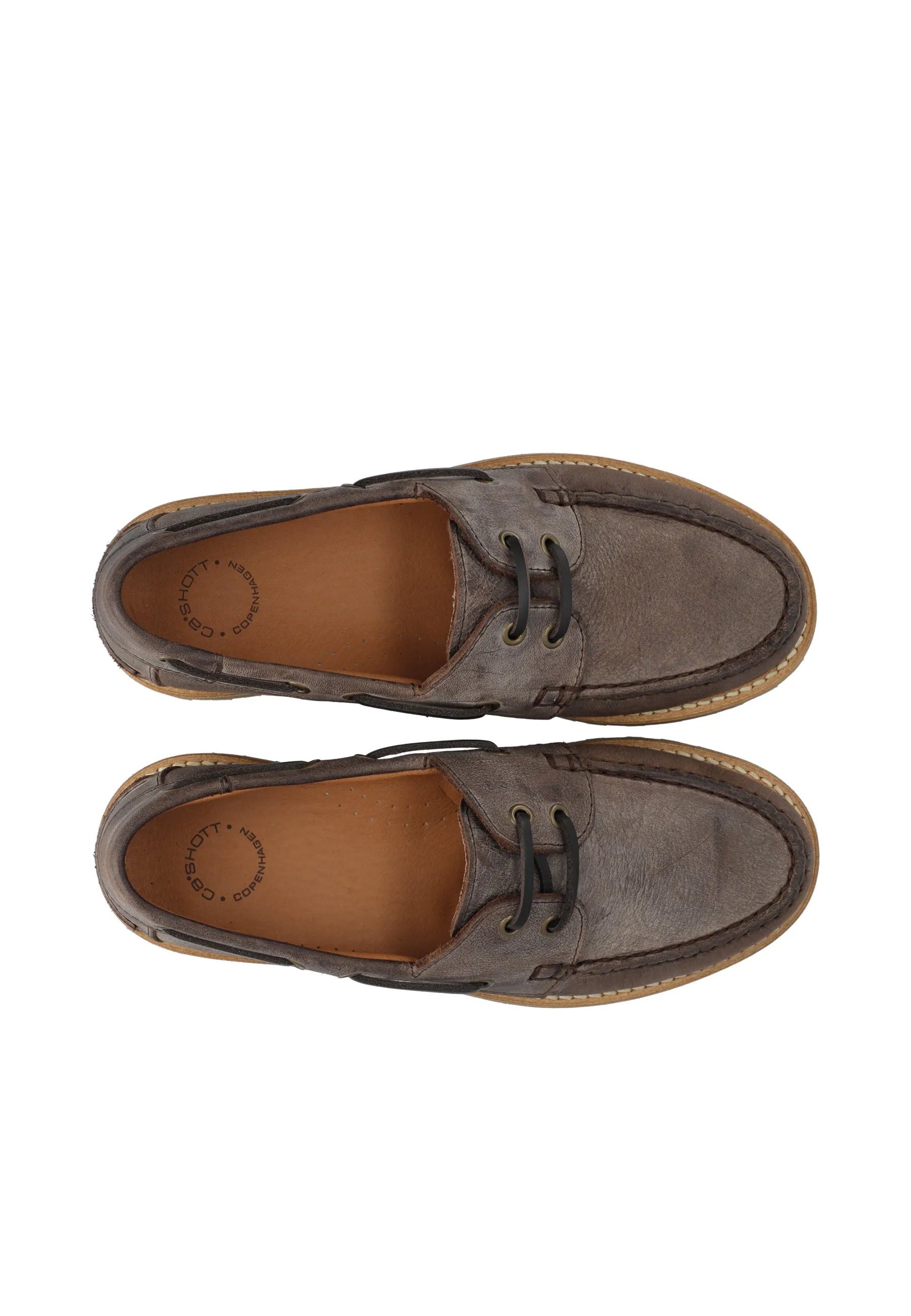 CASLENA BOAT SHOE - Coffee