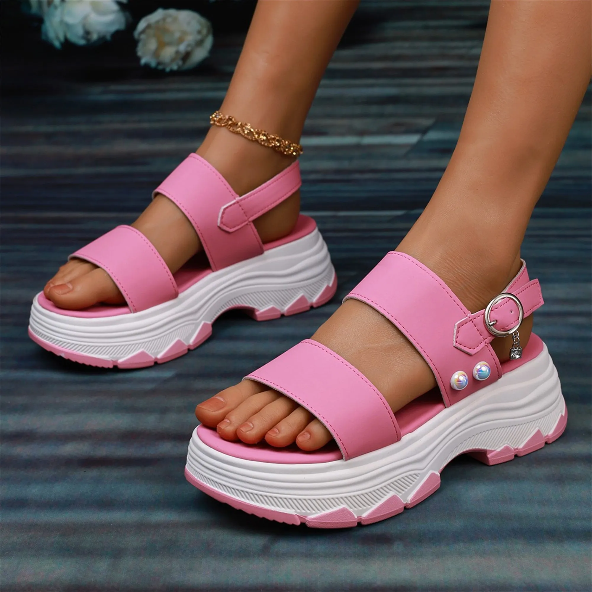 Casual Double-strap Sports Women Sandals