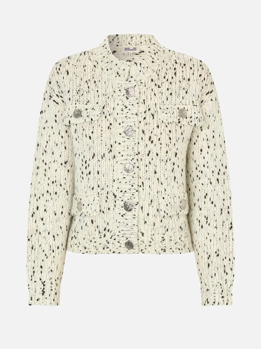 Cat Cardigan - Whisper White