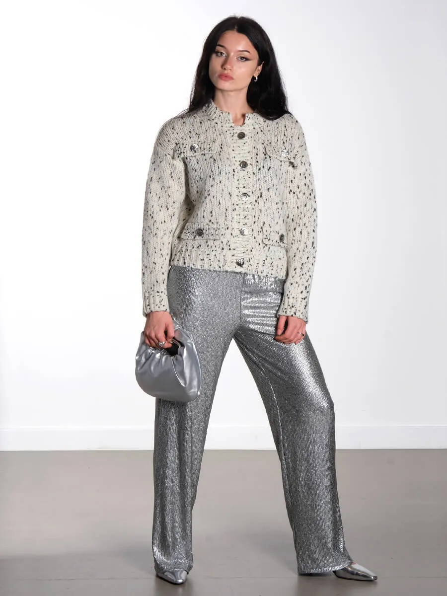 Cat Cardigan - Whisper White