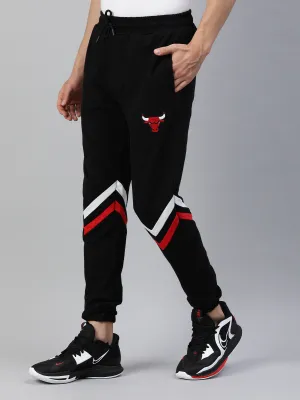 Chicago Bulls: Contrast Stripe Joggers - Black