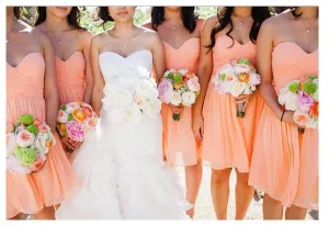 Chiffon V-neck Sleeveless Paillette Bridesmaid Dresses Floor Length