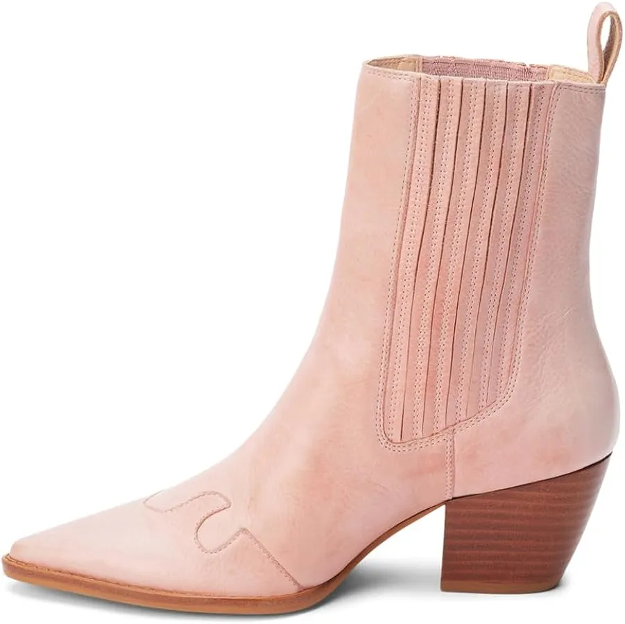 Collins Mini Cowboy Boot - Dusty Pink