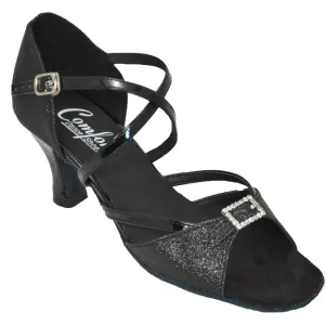 Comfort - Single Buckle - Black Glitz / Black Patent