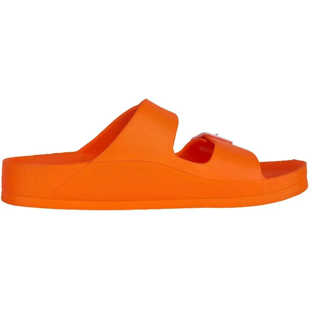 Comfy Slides With Double Buckle Pattern