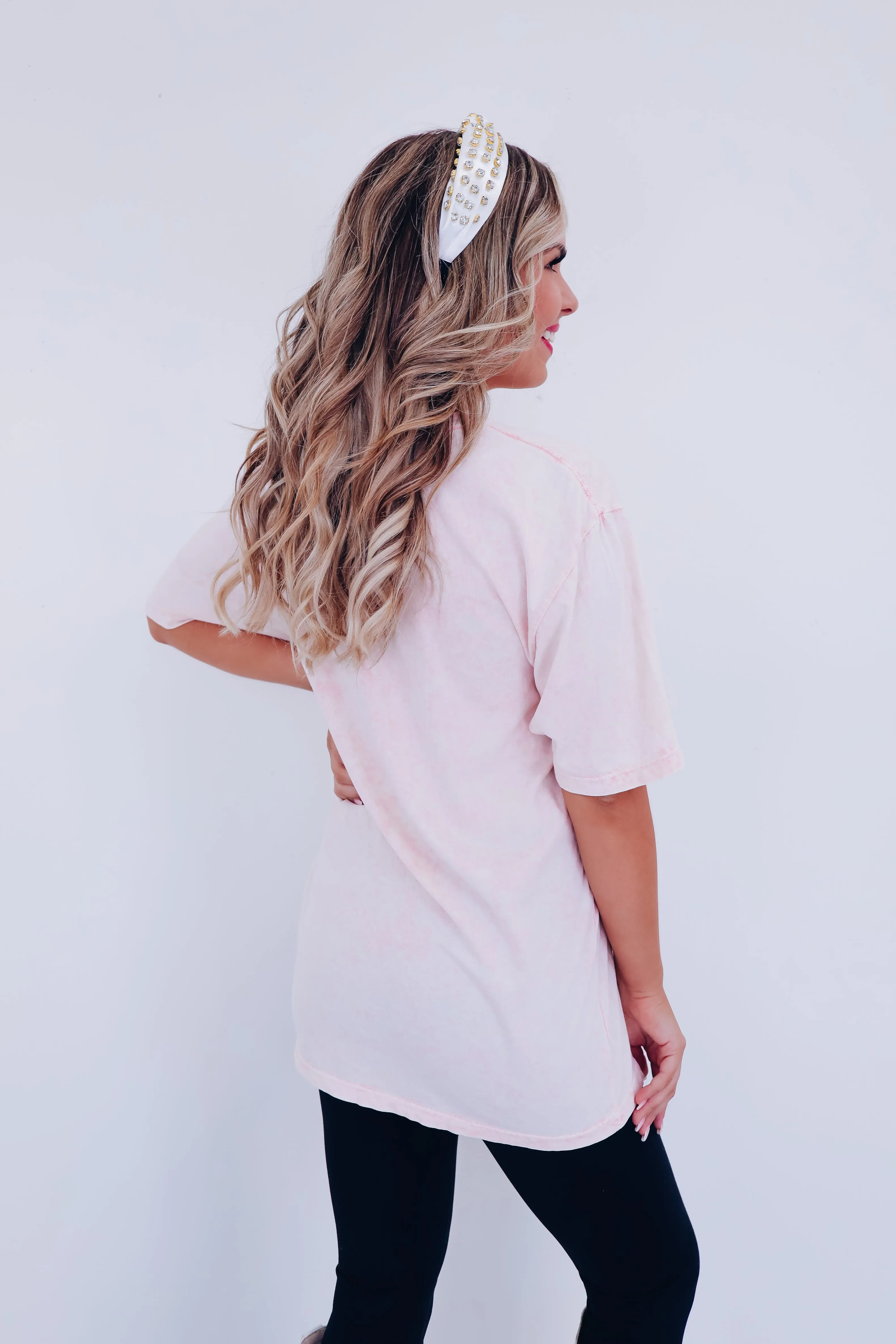 Cowboy Club Wild West Graphic Tee - Pink