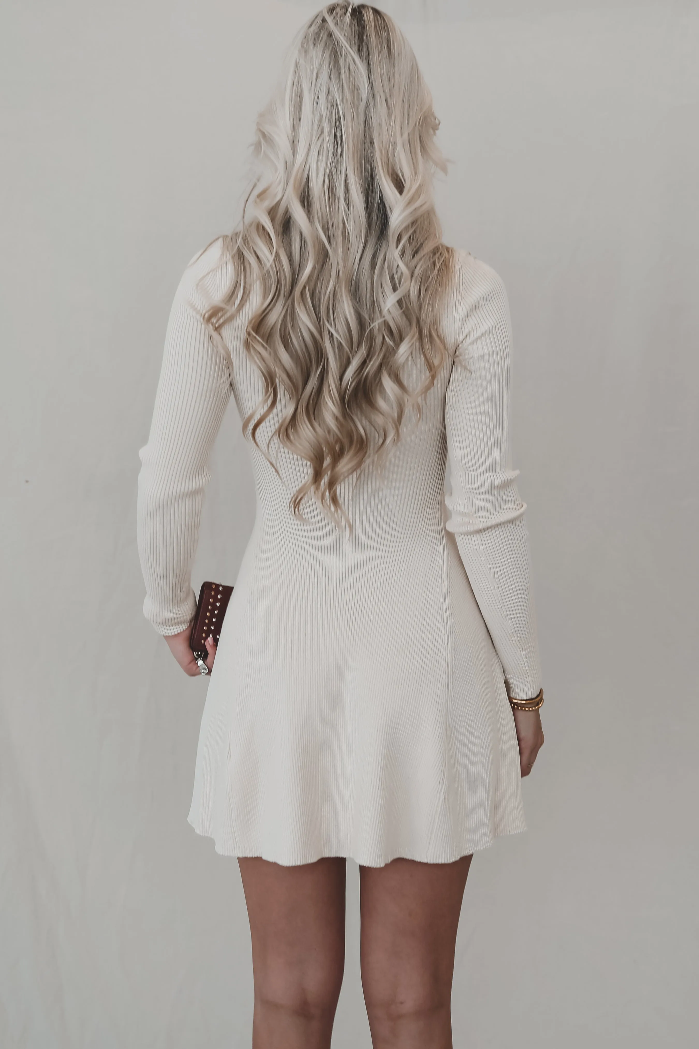 DEAL Iced Coffee Extra Cream Sweater Dress
