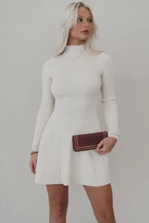 DEAL Iced Coffee Extra Cream Sweater Dress