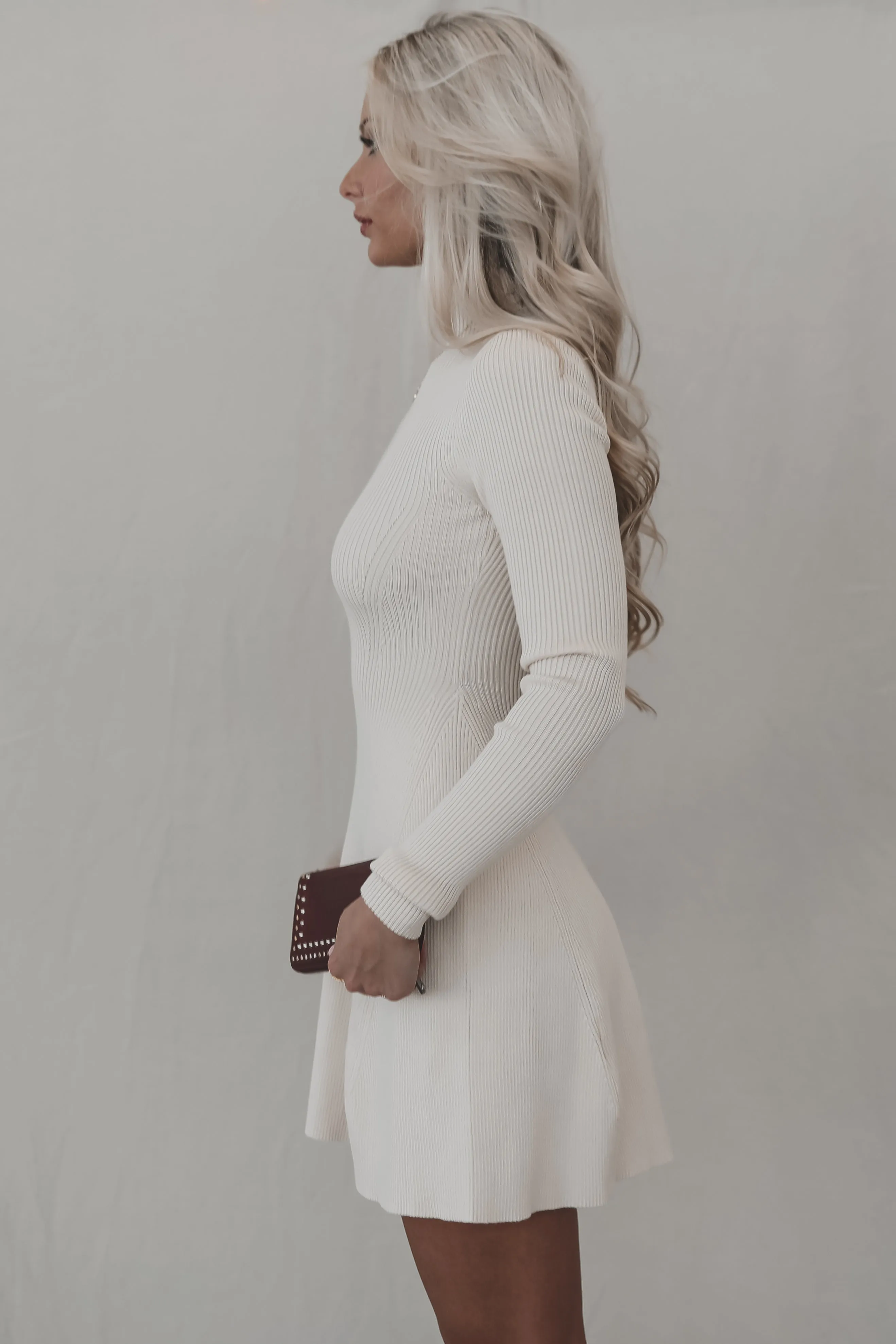 DEAL Iced Coffee Extra Cream Sweater Dress