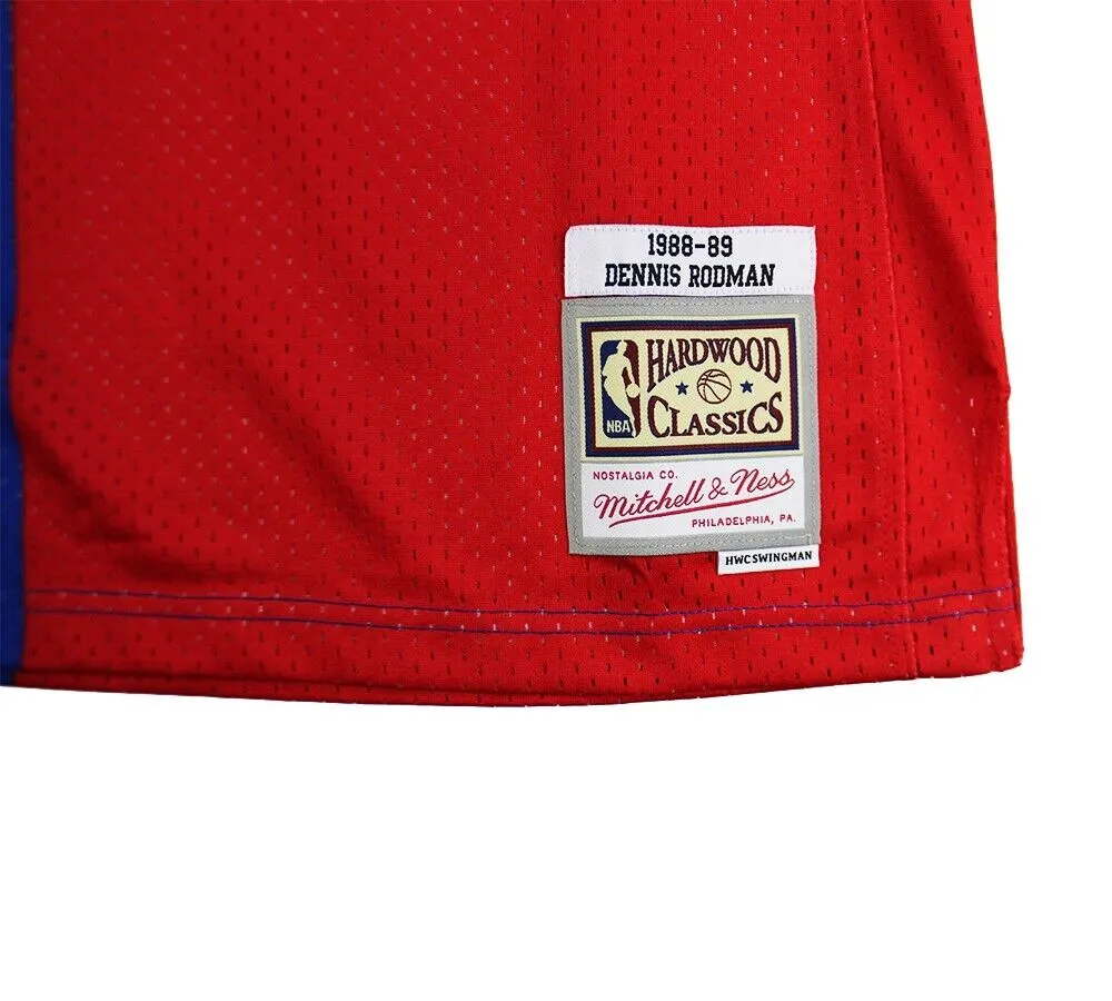 Dennis Rodman Signed Chicago Bulls M&N 1995-96 Swingman Split NBA Jersey