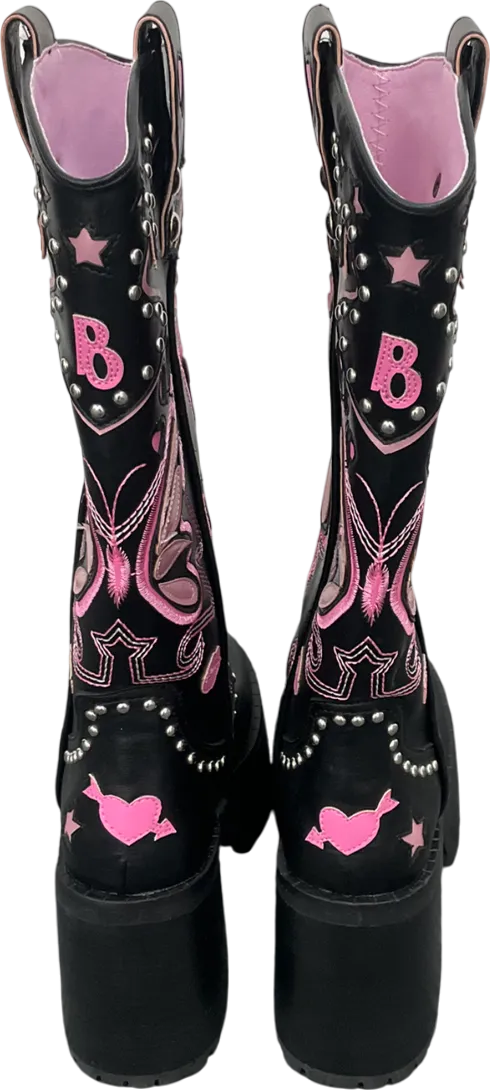 Dolls Kill x Bratz Black The Wild West Platform Boot UK 5 EU 38 👠