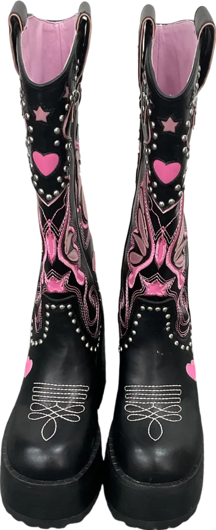Dolls Kill x Bratz Black The Wild West Platform Boot UK 5 EU 38 👠