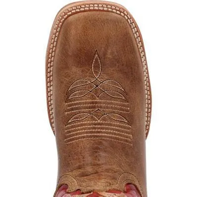 Durango Men's Collection Bison 13" Soft Toe Western Boot- Sand Tobacco- DDB0468