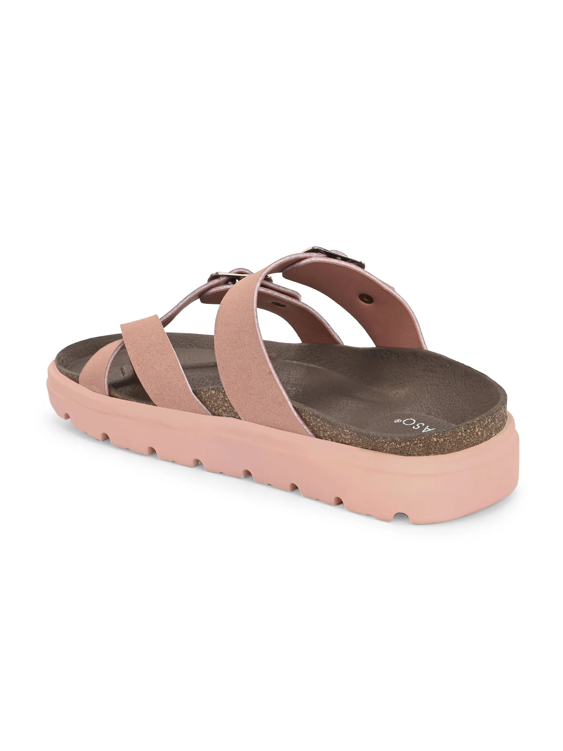 El Paso Women One Toe Slip-On Flats