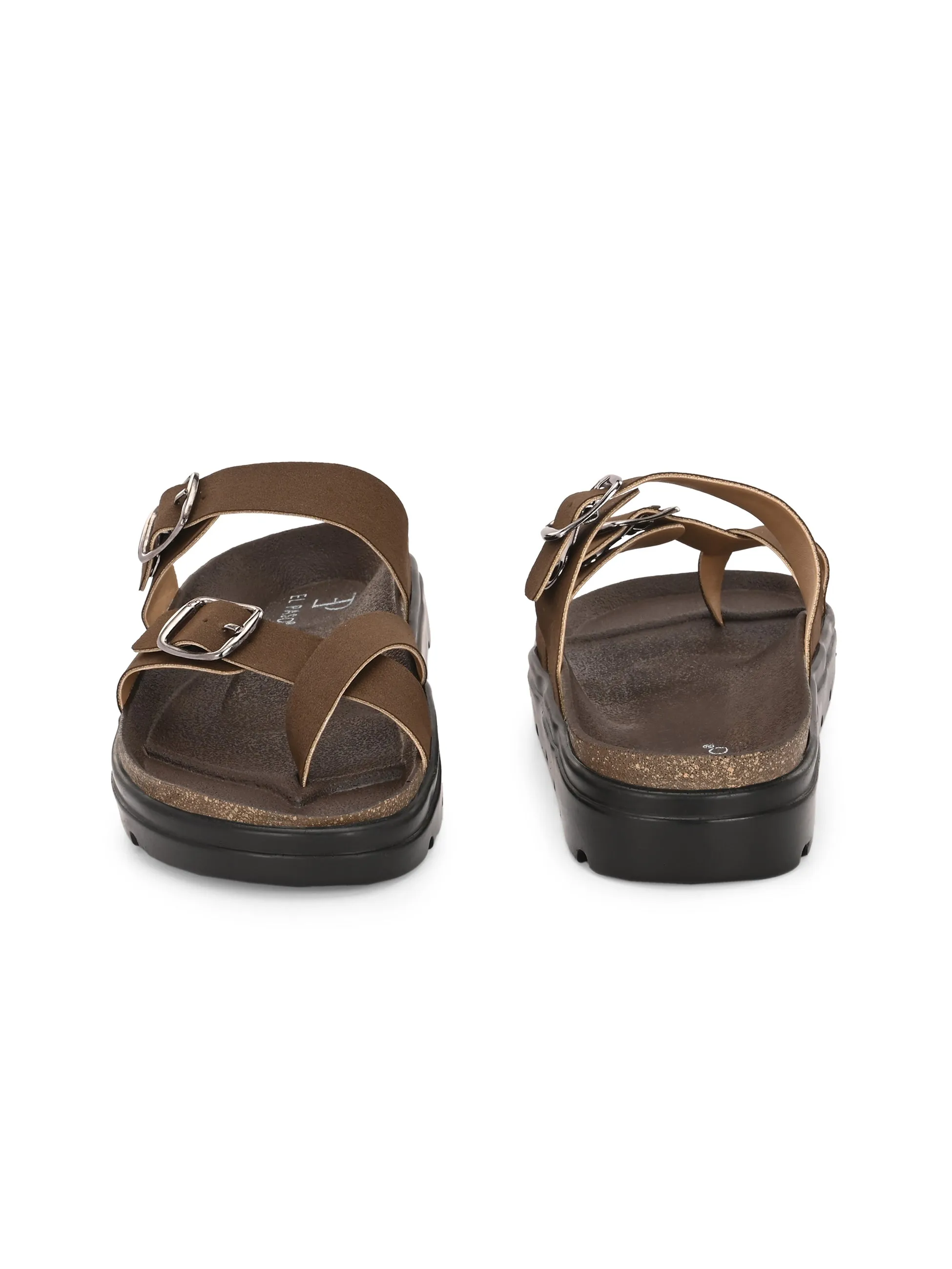 El Paso Women One Toe Slip-On Flats