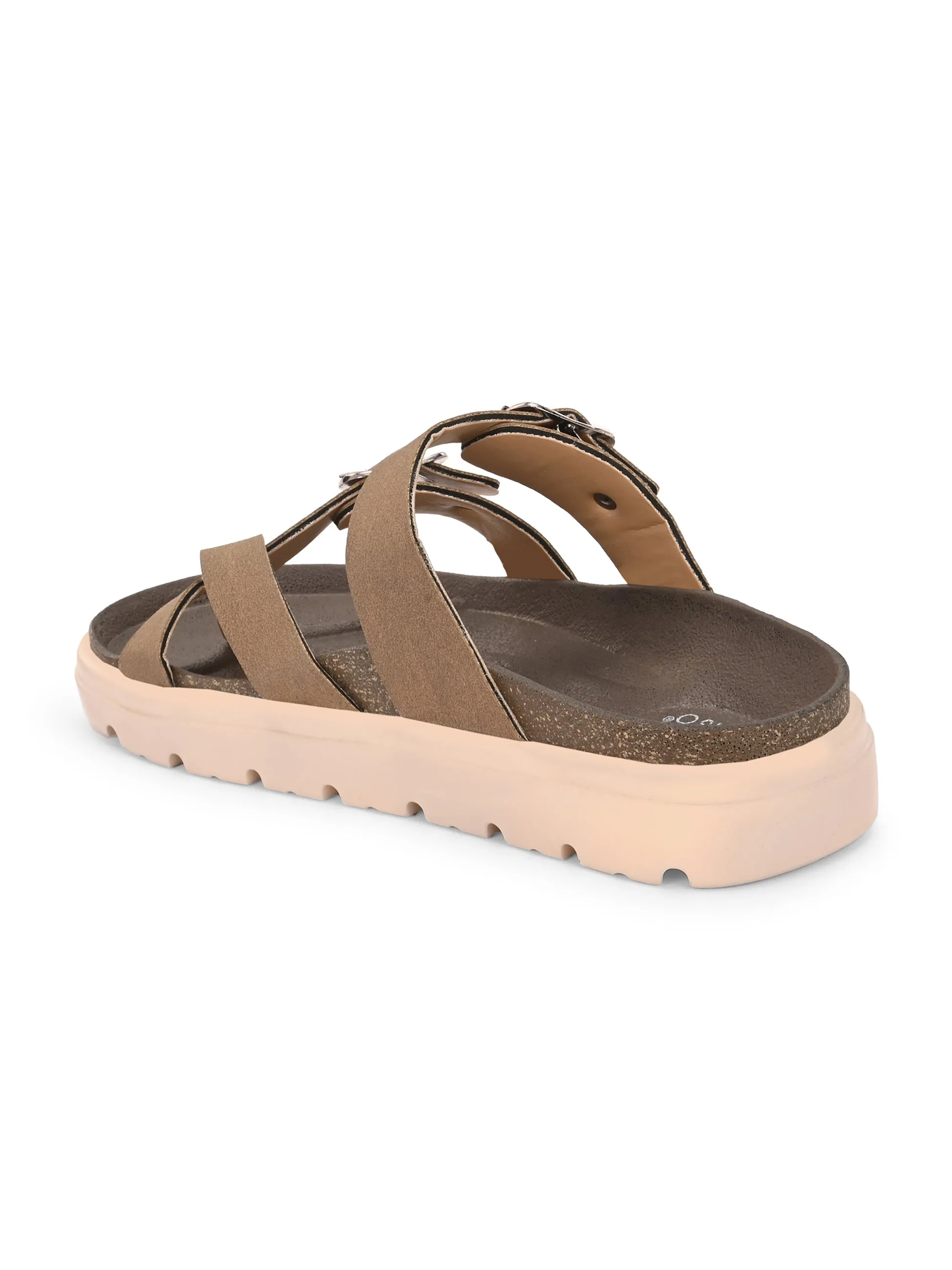 El Paso Women One Toe Slip-On Flats