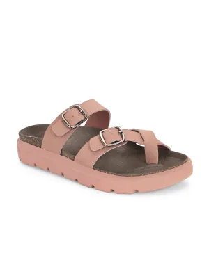 El Paso Women One Toe Slip-On Flats