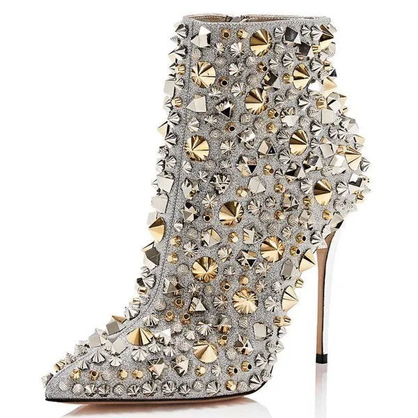 Fashion Pointed Toe Ankle Boots For Women