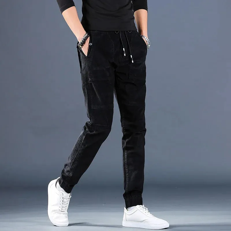 Fashionable Casual Corduroy Joggers for Men - Autumn Trousers