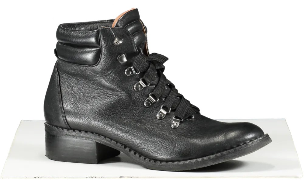 Gentle Souls Black Leather Brooklyn Ankle Boot UK 8 EU 41 👠